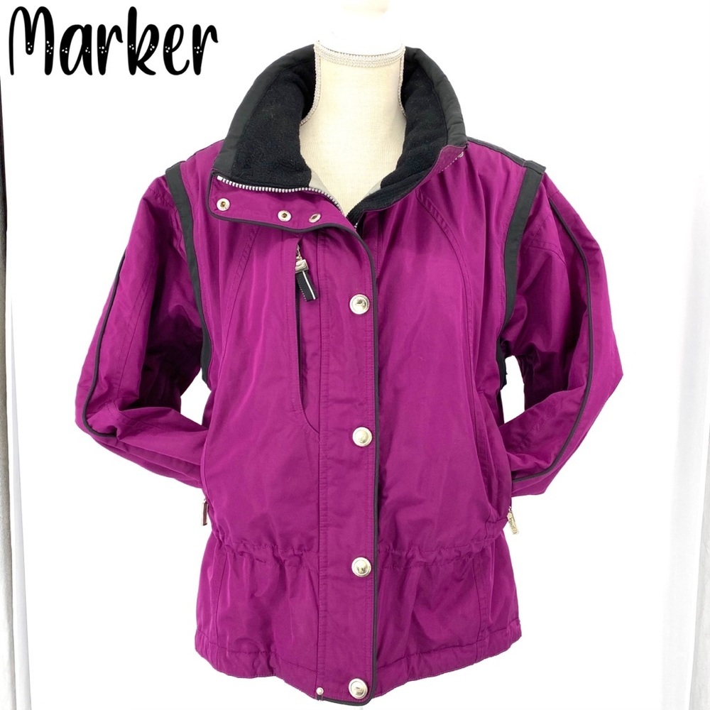 Marker Burgundy winter coat, Jacket size 12